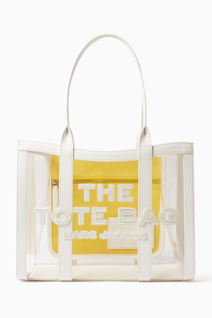 

The Medium Tote Bag in PVC, White