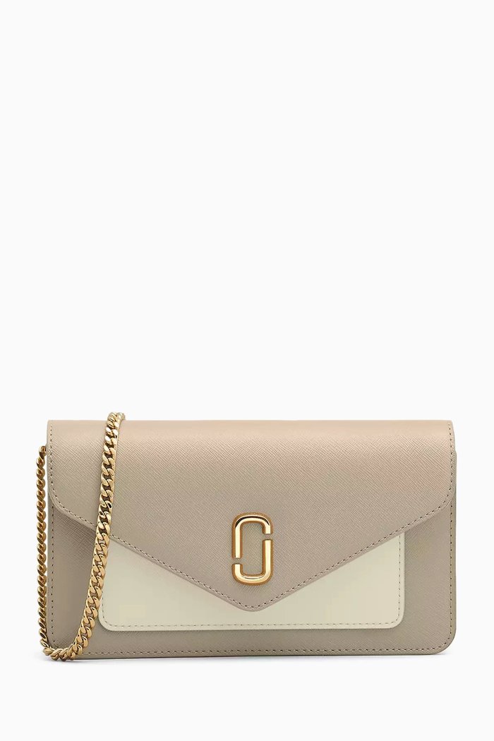 

The Longshot Chain Wallet in Leather, Neutral