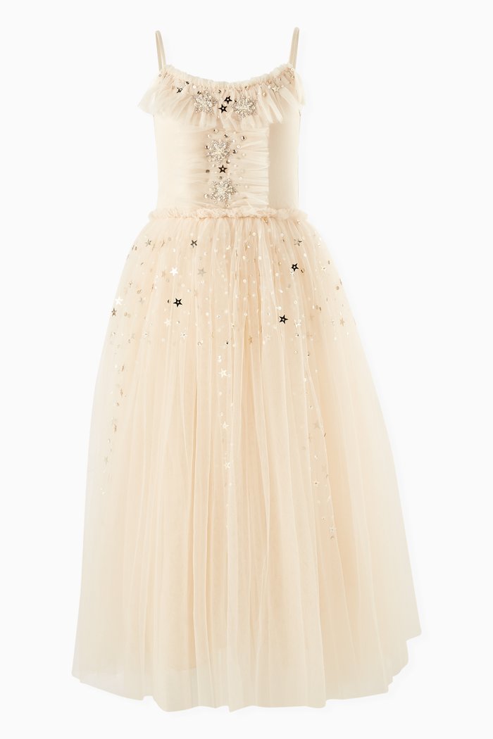 

Dandelion Daydreams Tutu Dress in Tulle, Neutral