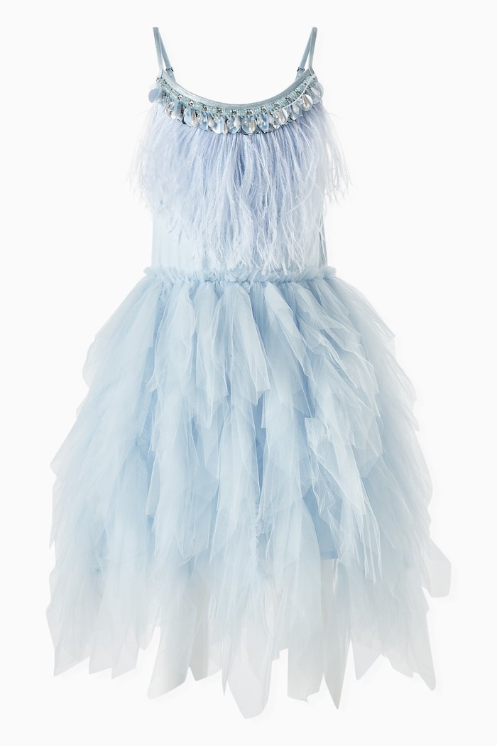

Swan Queen Tutu Dress in Tulle, Blue