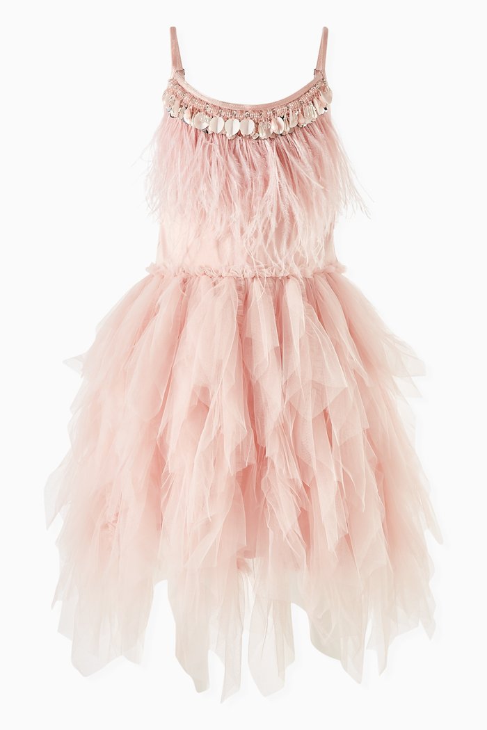 

Swan Queen Tutu Dress in Tulle, Pink
