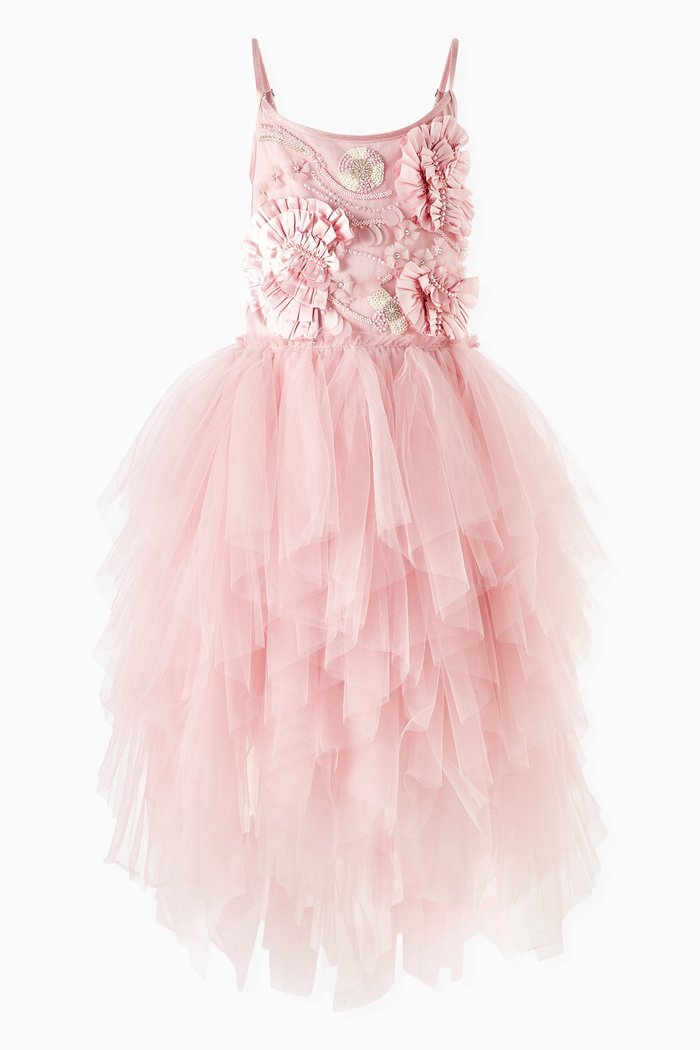 

Winters Blossom Tutu Dress in Tulle, Pink