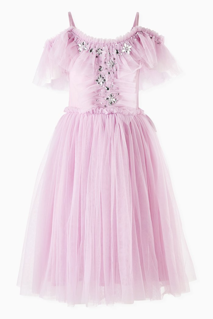 

Wonderland Tutu Dress in Tulle, Purple