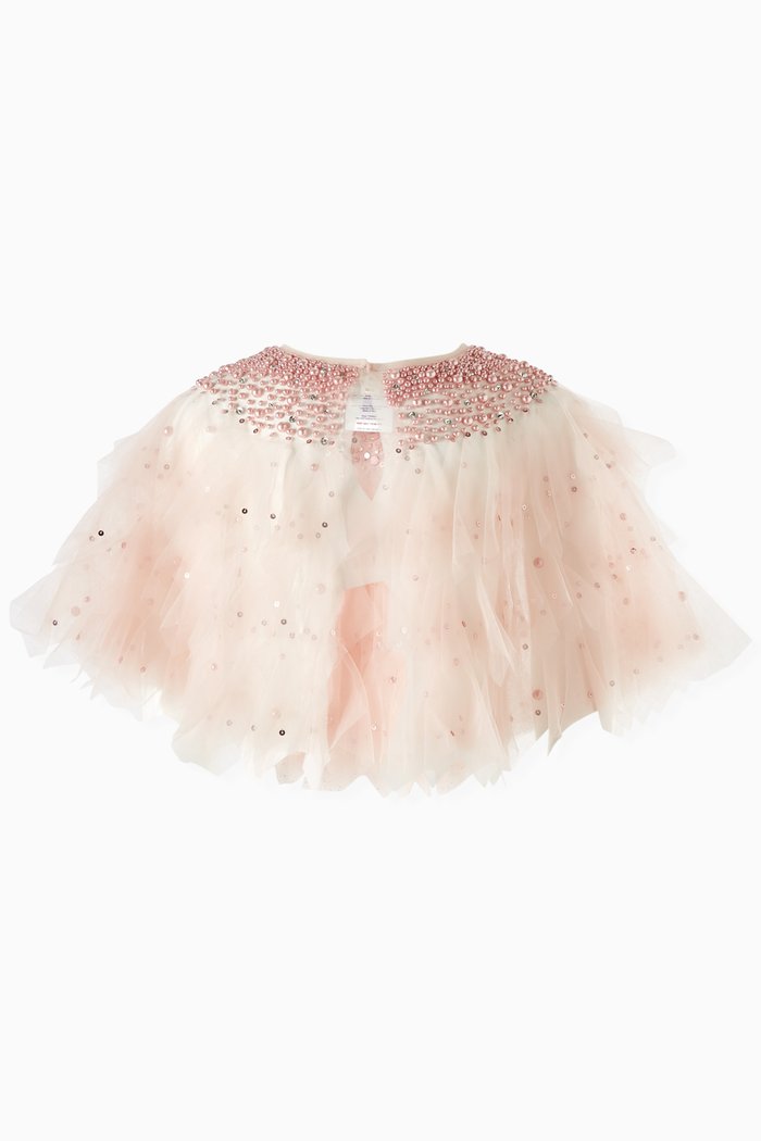 

Nicolette Cape in Tulle, Pink