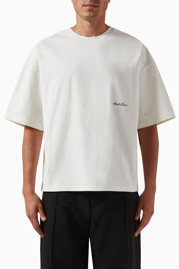

Banner T-shirt in Cotton, Neutral