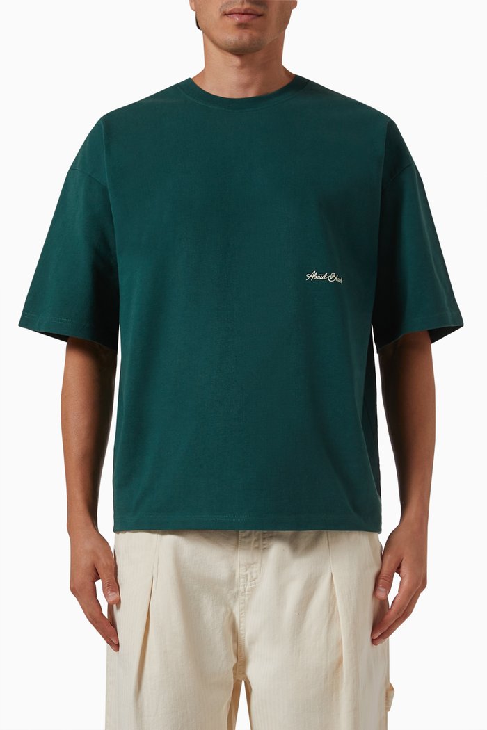 

Banner T-shirt in Cotton, Green