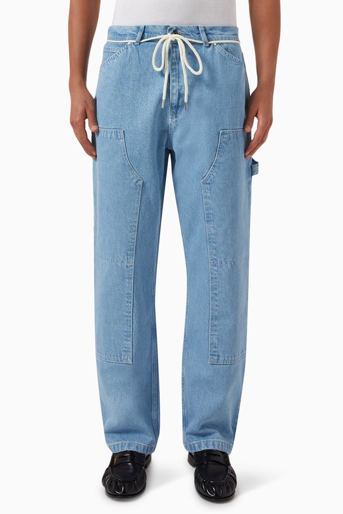 

Straight Leg Carpenter Jeans in Denim, Blue