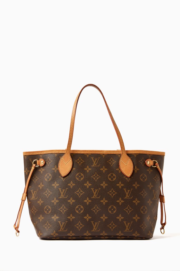 Neverfull PM Tote Bag in Monogram Canvas, Brown