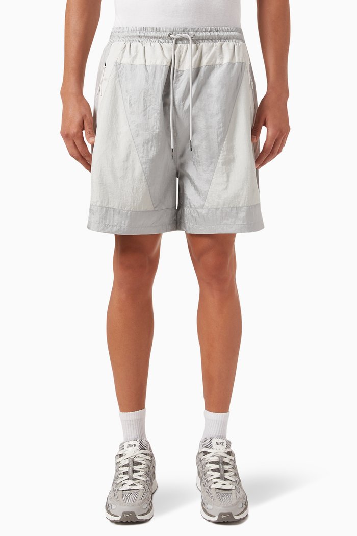 

Washed Turbo Shorts in Nylon, Grey