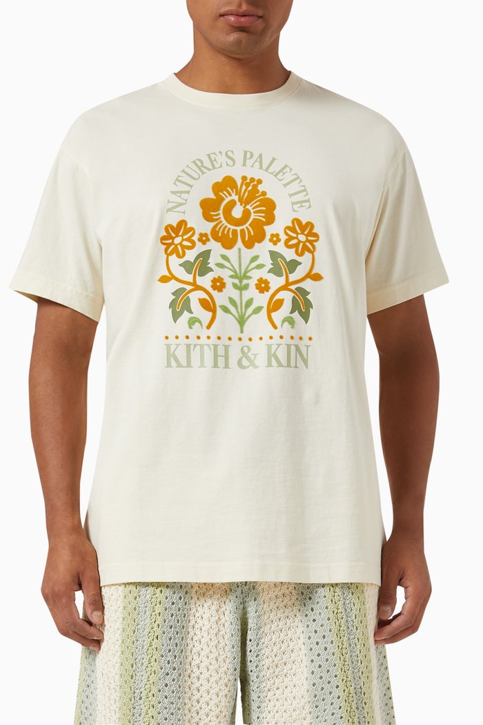 

Kith & Kin Nature's Palette T-shirt in Cotton, Neutral