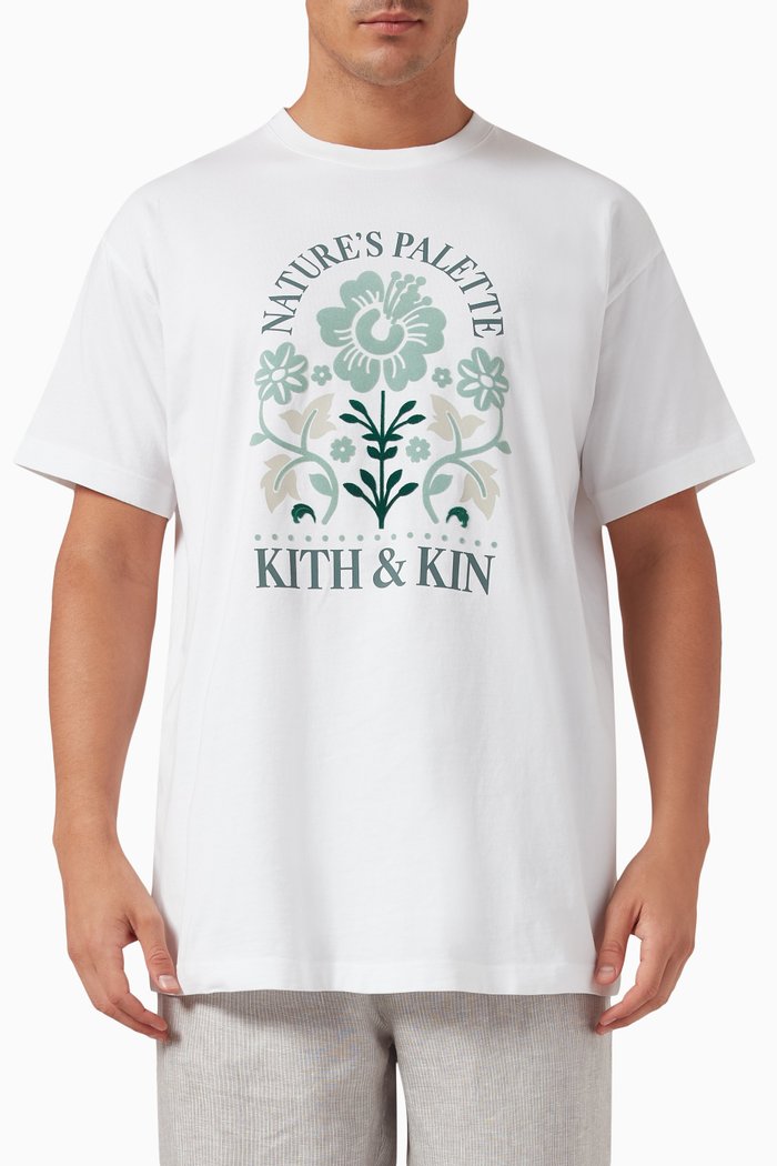 

Kith & Kin Nature's Palette T-shirt in Cotton, White