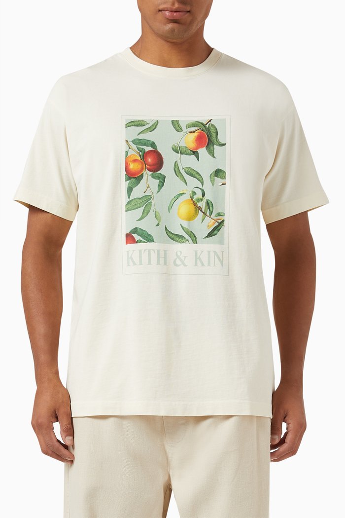 

Kith & Kin Postcard Vintage T-shirt in Cotton, Neutral