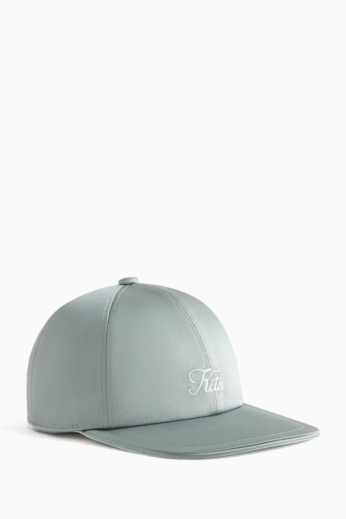 

Leggero Cap in Vintage Washed Satin, Green