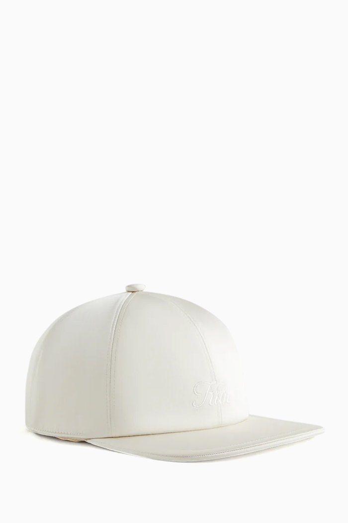 

Leggero Cap in Vintage Washed Satin, Neutral