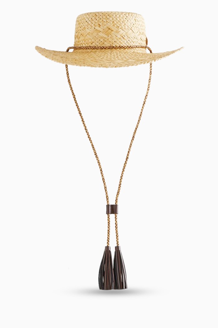 

Bucket Hat in Raffia, Neutral