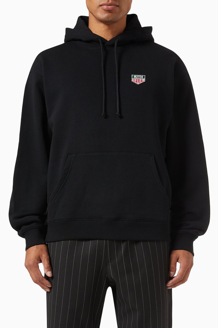 

x TAG Heuer Formula 1 Badge Williams III Hoodie in Cotton, Black