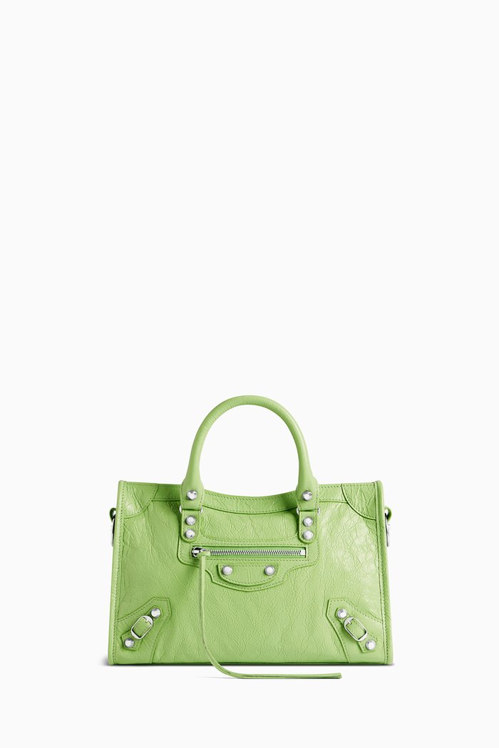 

Small Le City Bag in Arena Lamsbkin, Green