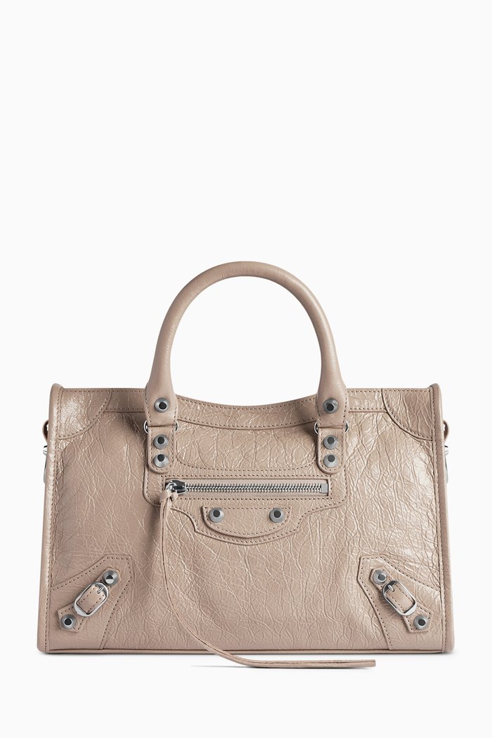 

Small Le City Bag in Arena Lamsbkin, Neutral