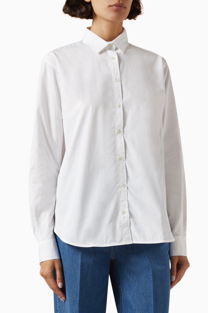 

Signature Shirt in Organic Cotton, White