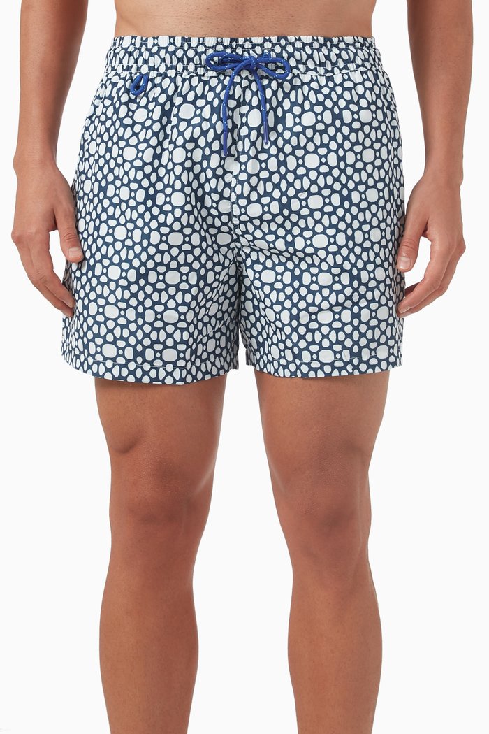

Kiribati Swim Shorts in Poly-blend, Blue