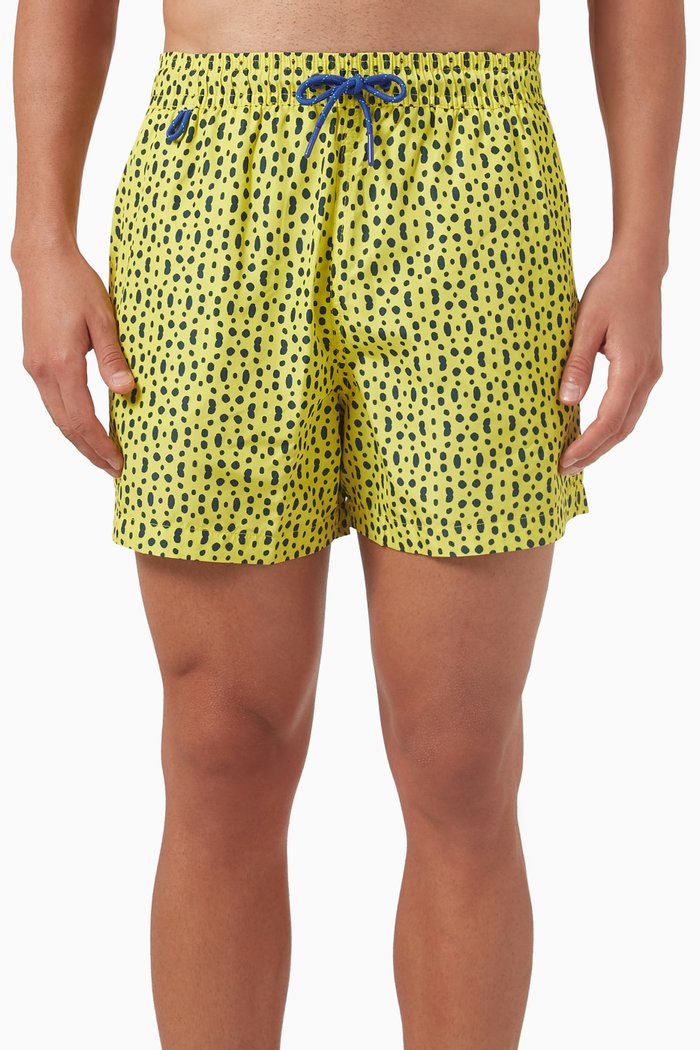 

Madagascar Swim Shorts in Poly-blend, Yellow