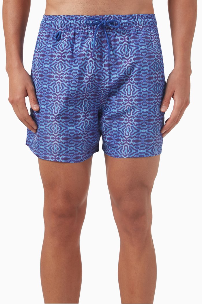 

Palawan Swim Shorts in Poly-blend, Blue