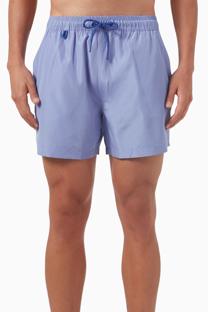 

Tongareva Swim Shorts in Poly-blend, Blue