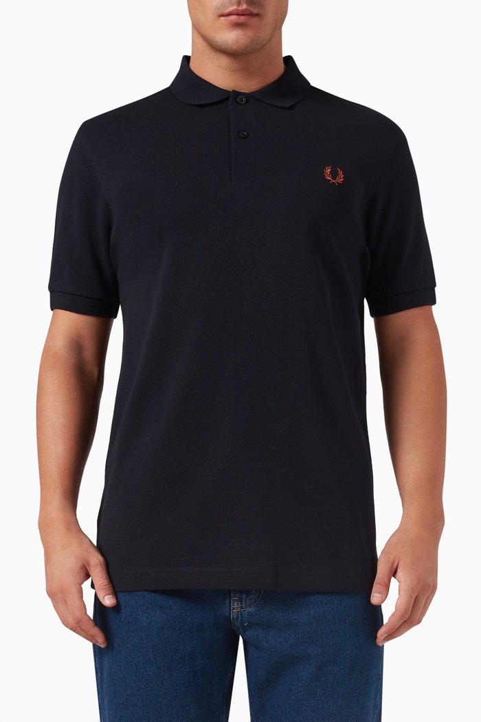 

Tennis Polo Shirt in Cotton, Blue