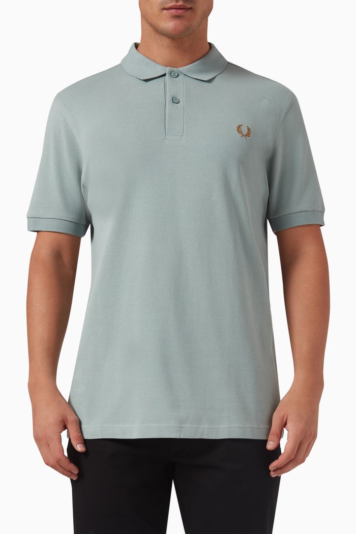 

Tennis Polo Shirt in Cotton, Blue