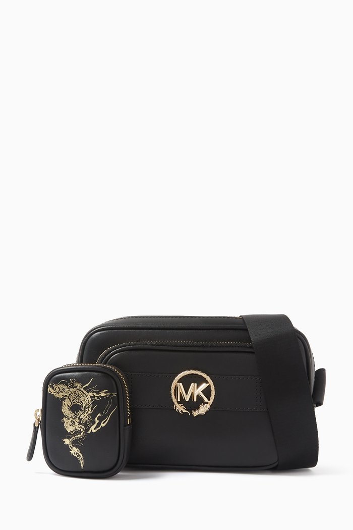 

New Year Hudson Camera Bag in Leather, Black