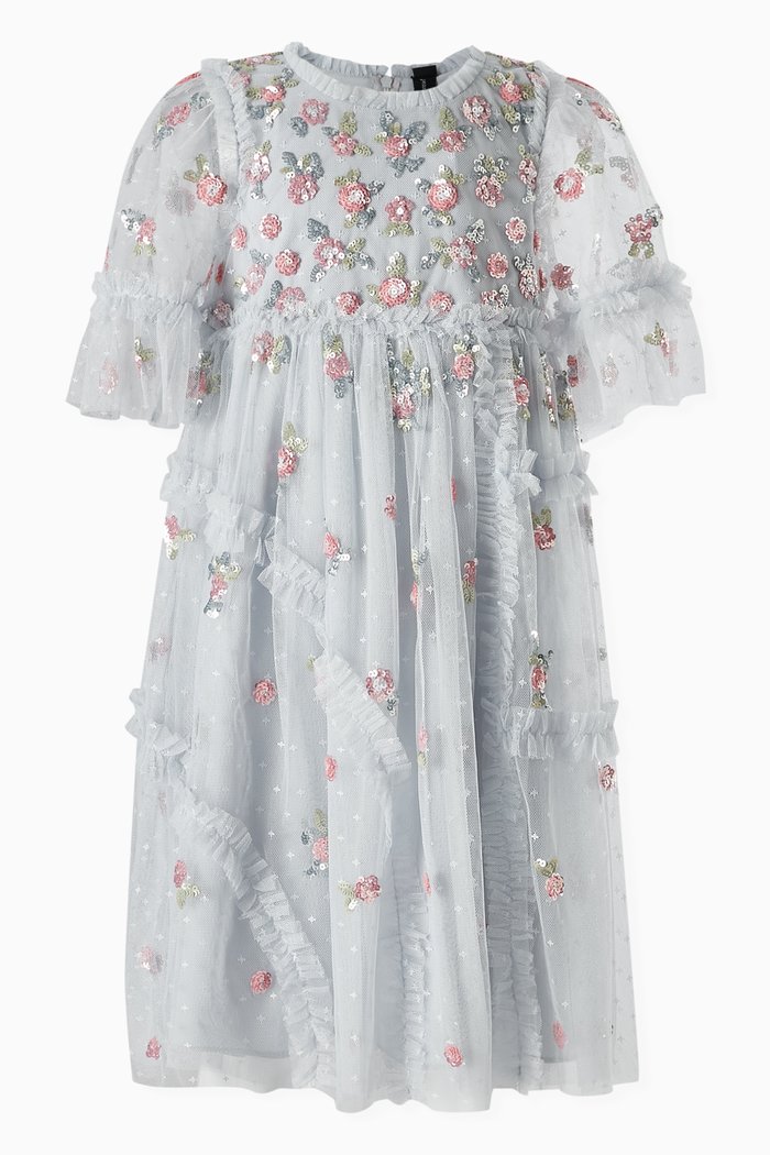 

Shimmer Ditsy Sequin Dress, Blue