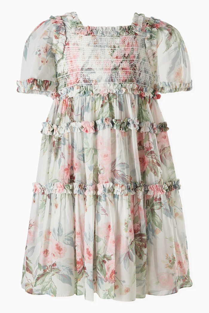 

Floral Paradise Garden Amorette Dress, Neutral