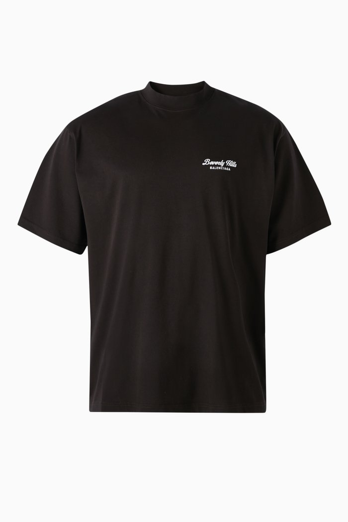 

Unisex Beverly Hills Medium Fit T-shirt in Vintage-jersey, Black