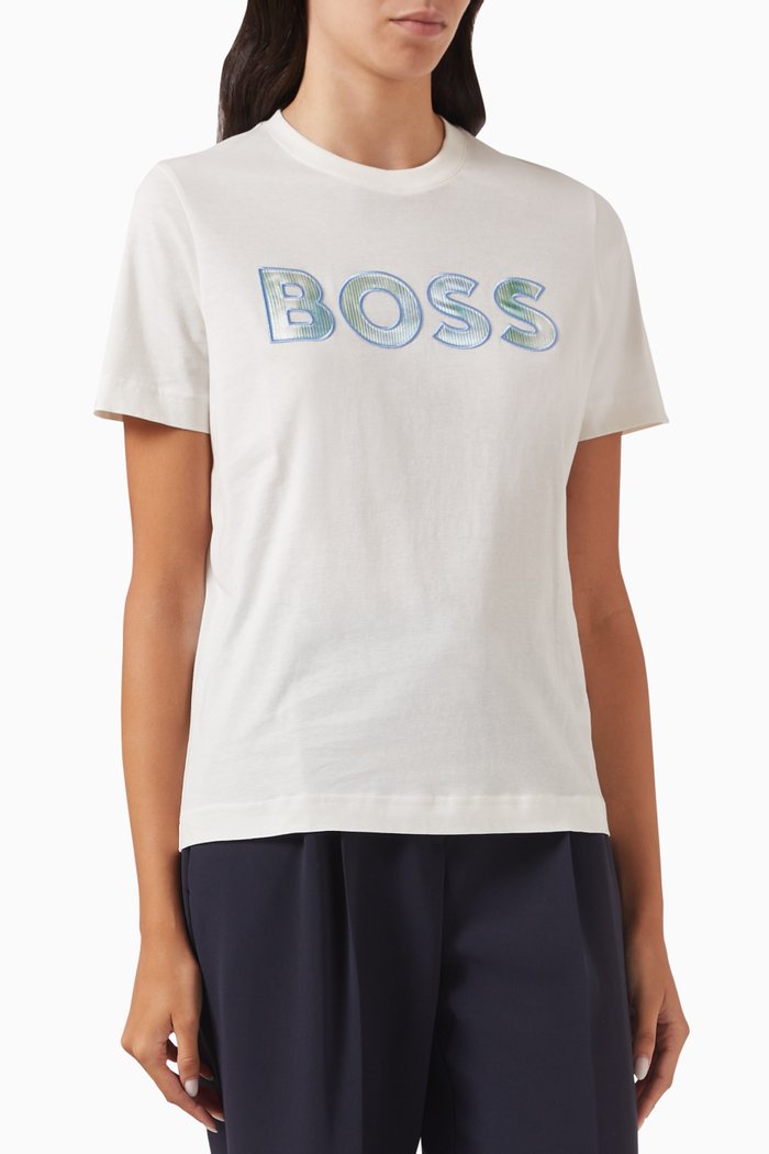 

Logo T-shirt in Cotton-jersey, White