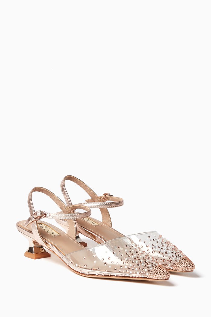 

Clara Embellished Sandals, Gold