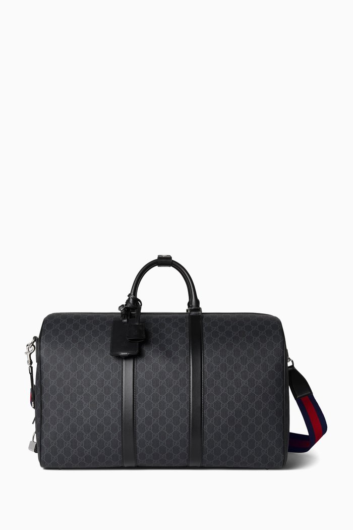 

Travel Duffel Bag in GG Supreme Canvas, Black