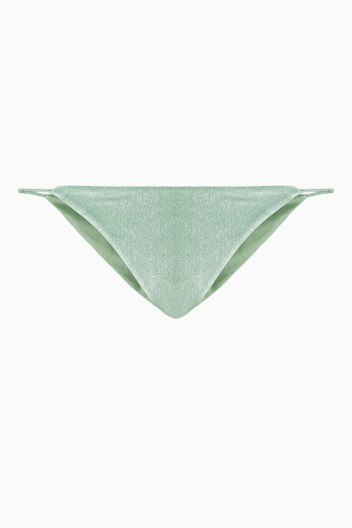 

Bare Minimum Bikini Brief in Stretch Nylon, Green