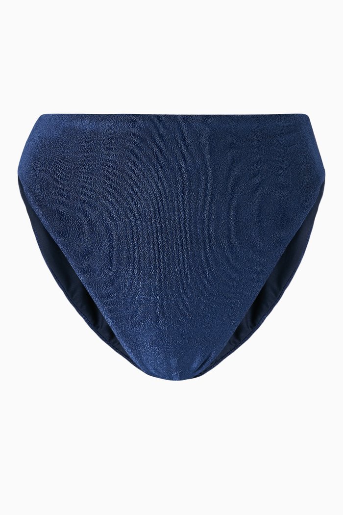 

Incline Bikini Brief in Stretch Nylon, Blue