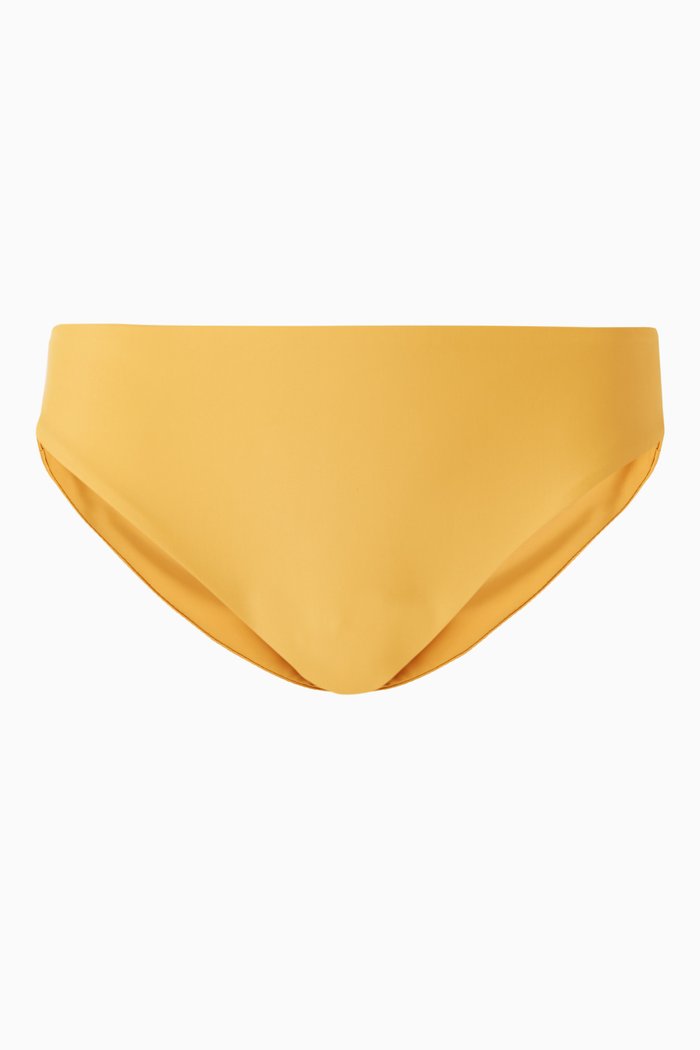Lure Bikini Brief in Matte Nylon, Orange