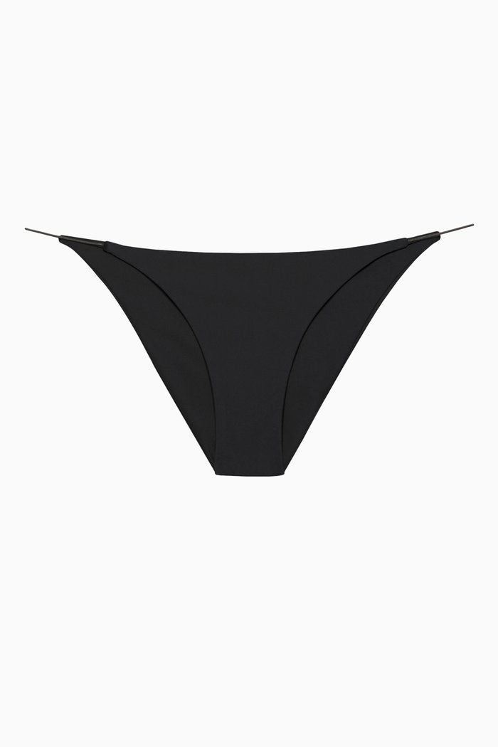 

Micro Bare Minimum Bikini Brief in Stretch Nylon, Black