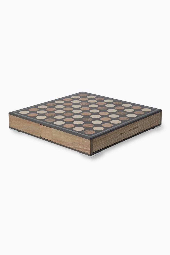 

Chess & Draughts Set in Krion®, Brown