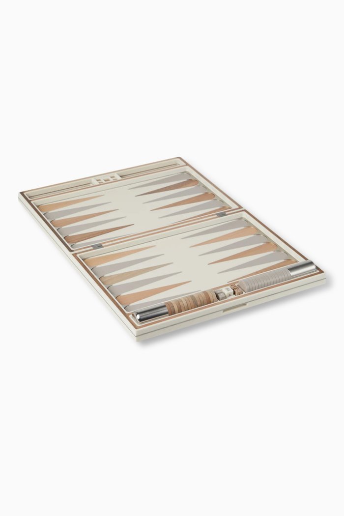 

Backgammon Set in Krion®, Neutral