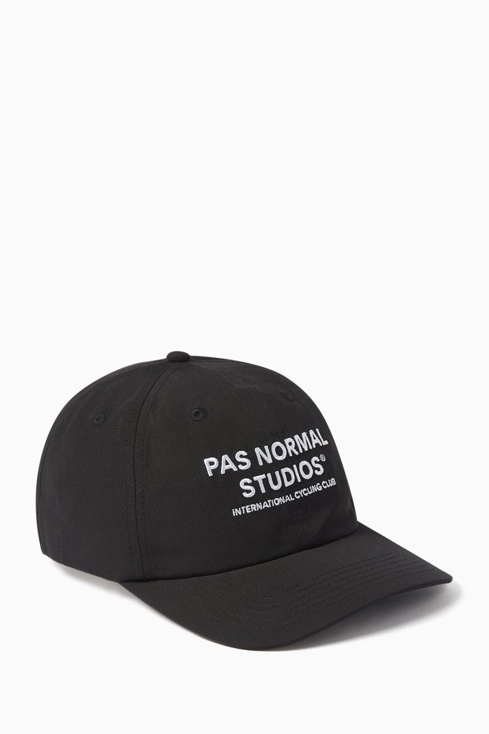 

Off-Race Cap in Cotton, Black