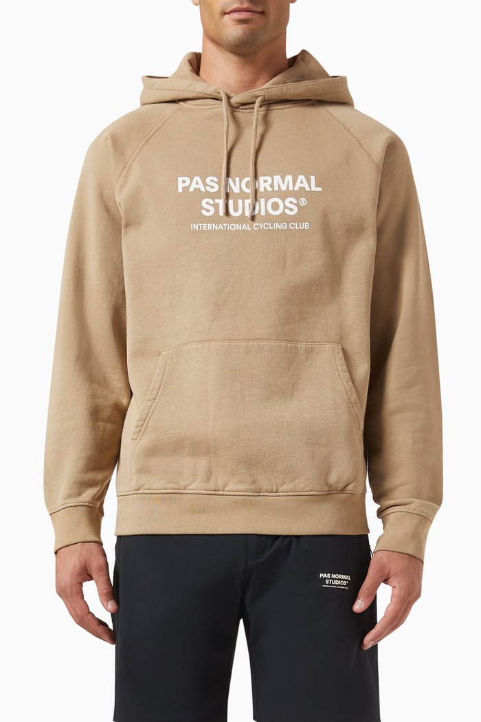 

Off-race Logo Hoodie in Organic Cotton, Neutral