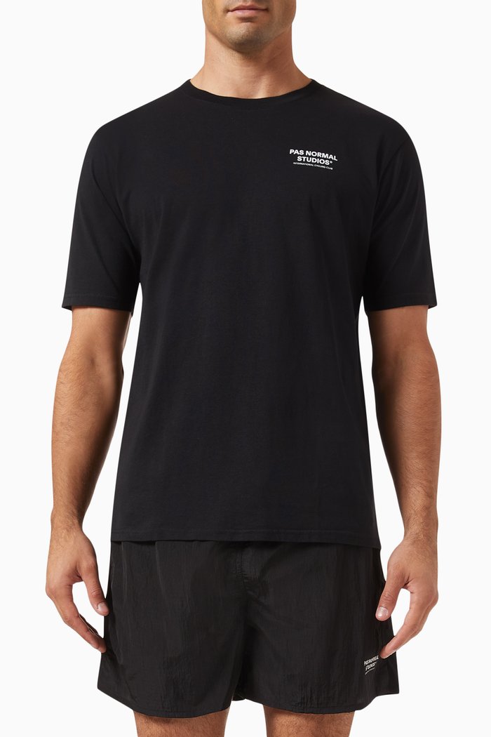 

Off-race PNS T-shirt in Organic Cotton, Black