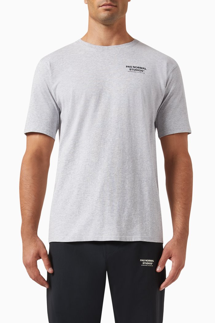 

Off-race PNS T-shirt in Organic Cotton, Grey