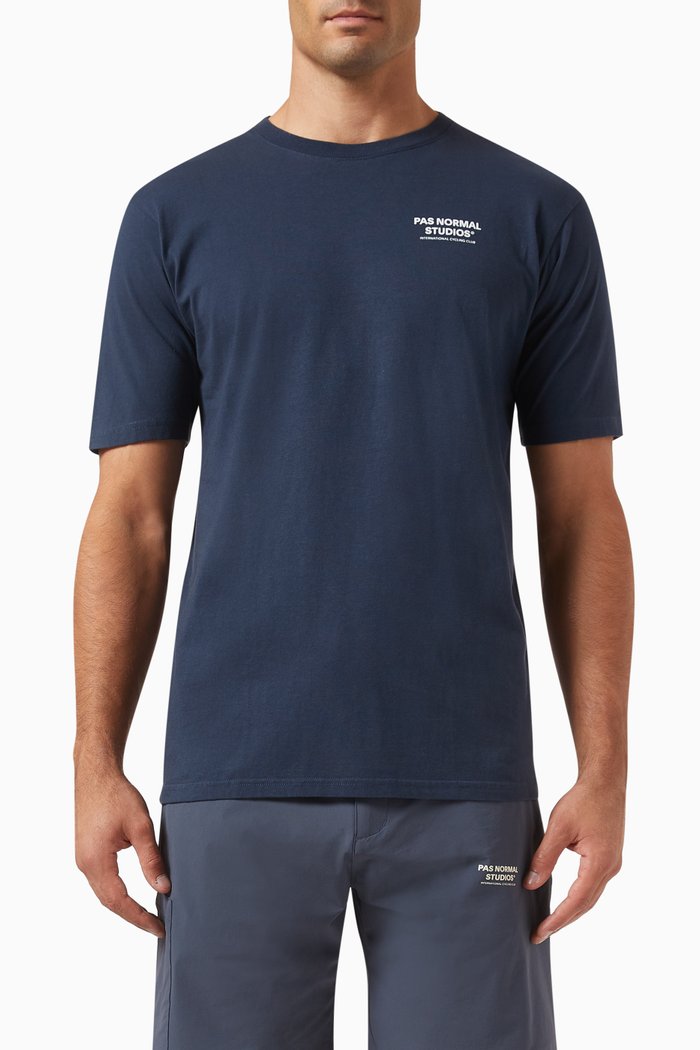 

Off-race PNS T-shirt in Organic Cotton, Blue