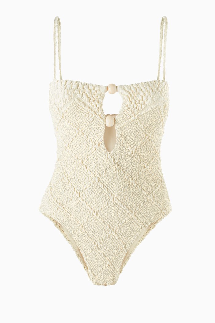 

Bettina One-piece Swimsuit in Stretch Nylon, Neutral