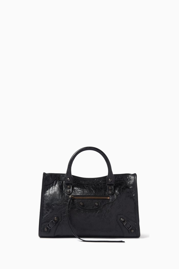 

Small Le City Bag in Arena Lamsbkin, Black