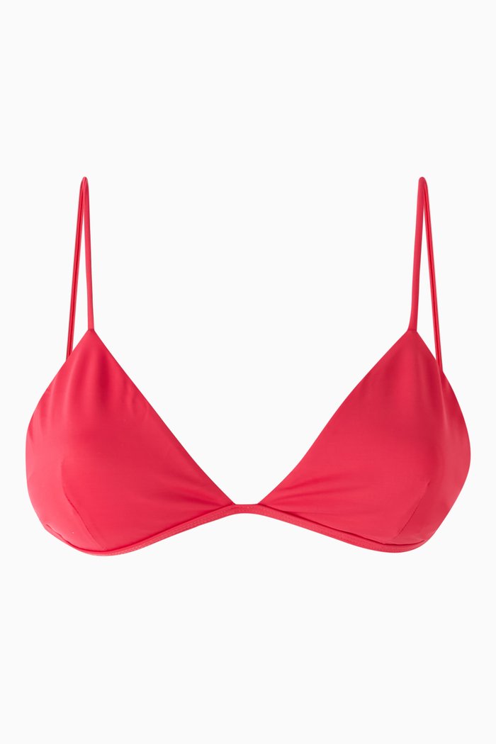 

Olivia Adjustable Bikini Top in Lycra, Pink